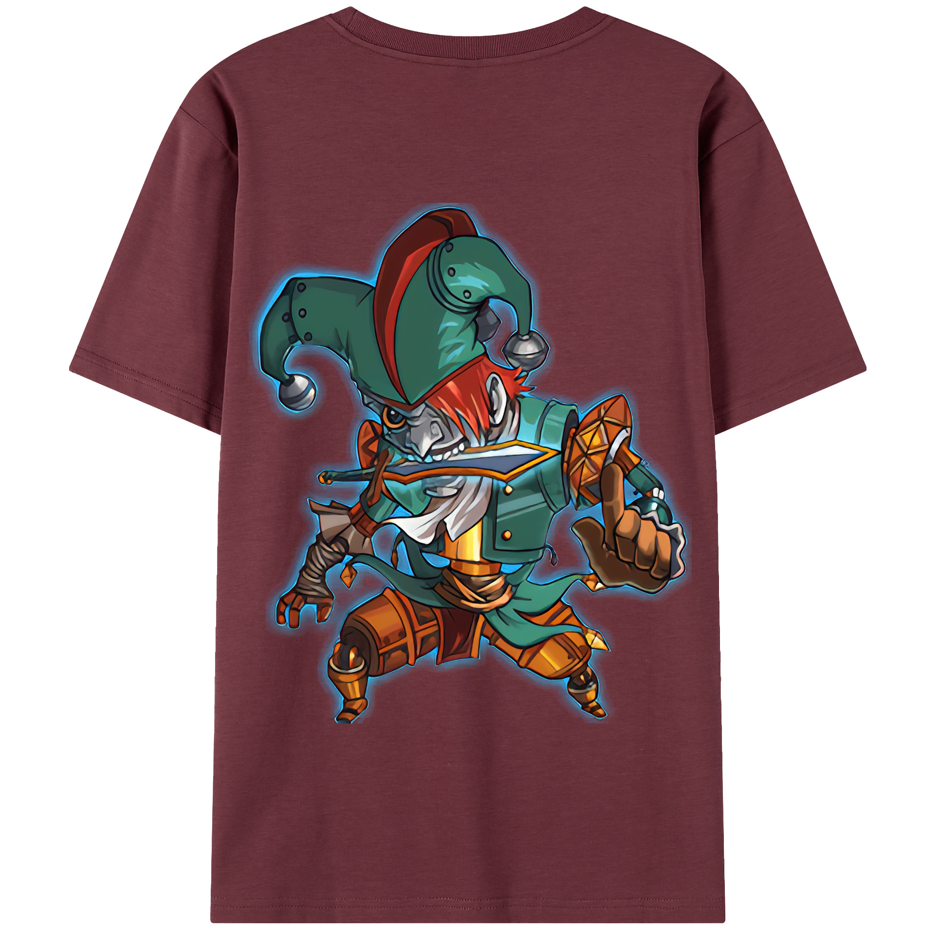 リーグ・オブ・レジェンド League of Legends LOL 綿100％半袖Tシャツ（背面プリント）